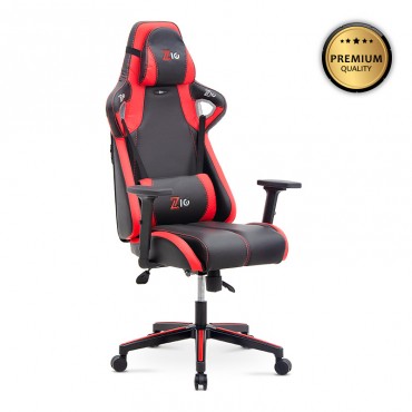 Καρέκλα γραφείου GAMING VORTEX MEGAPAP χρώμα κόκκινο - μαύρο 68x71x125/133εκ.