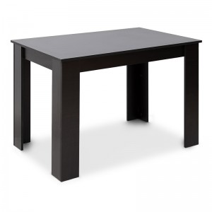 Τραπέζι Madeline Megapap από μελαμίνη χρώμα wenge 110x70x75εκ.