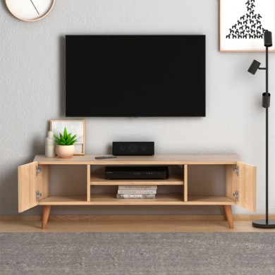 Etna Megapap melamine TV furniture in oak color 120x30x40cm.