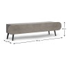 Έπιπλο τηλεόρασης Lotus Megapap χρώμα γκρι ρετρό 120x30x40εκ.