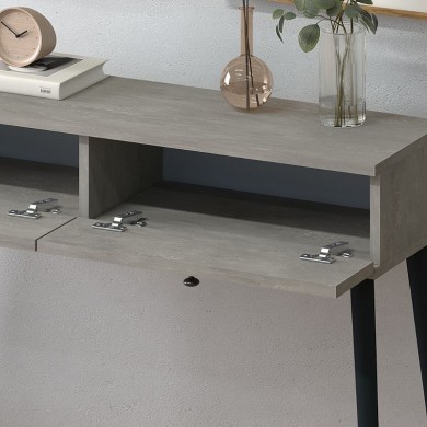 Alis Megapap melamine console in retro grey color 110x29x88cm.