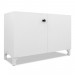 Ντουλάπι κουζίνας/μπάνιου - παπουτσοθήκη μελαμίνης Gilbert Megapap σε λευκό 70x32x48εκ.