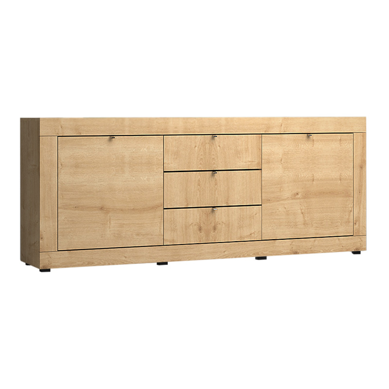 Ocean Megapap melamine buffet in sonoma color 240x45x86cm.