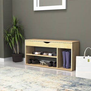 Παπουτσοθήκη μελαμίνης Mod Megapap 8 ζευγών χρώμα sonoma 105x30x48εκ.