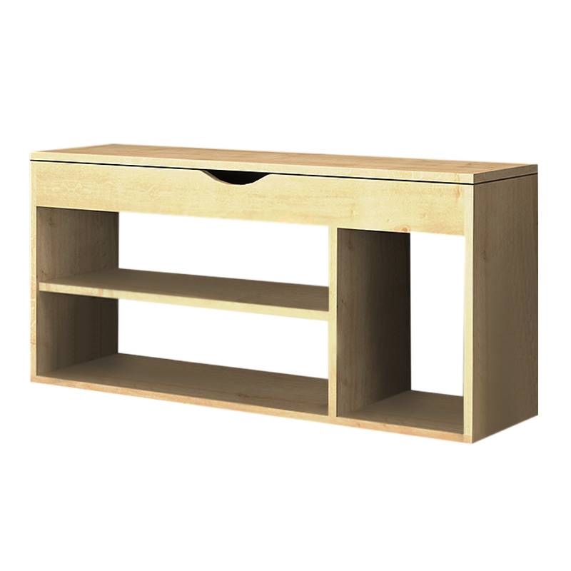Mod Megapap melamine shoe rack of 8 pairs in sonoma color 105x30x48cm.