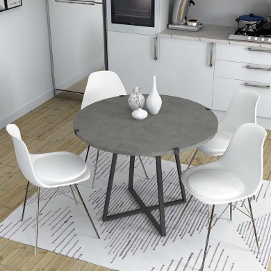 Rubes Megapap metallic - melamine table in anthracite color 100x100x78cm.