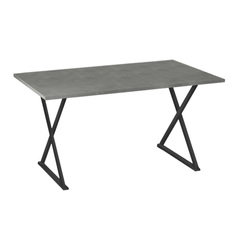 Bette Megapap metallic - melamine table in anthracite color 140x80x76cm.