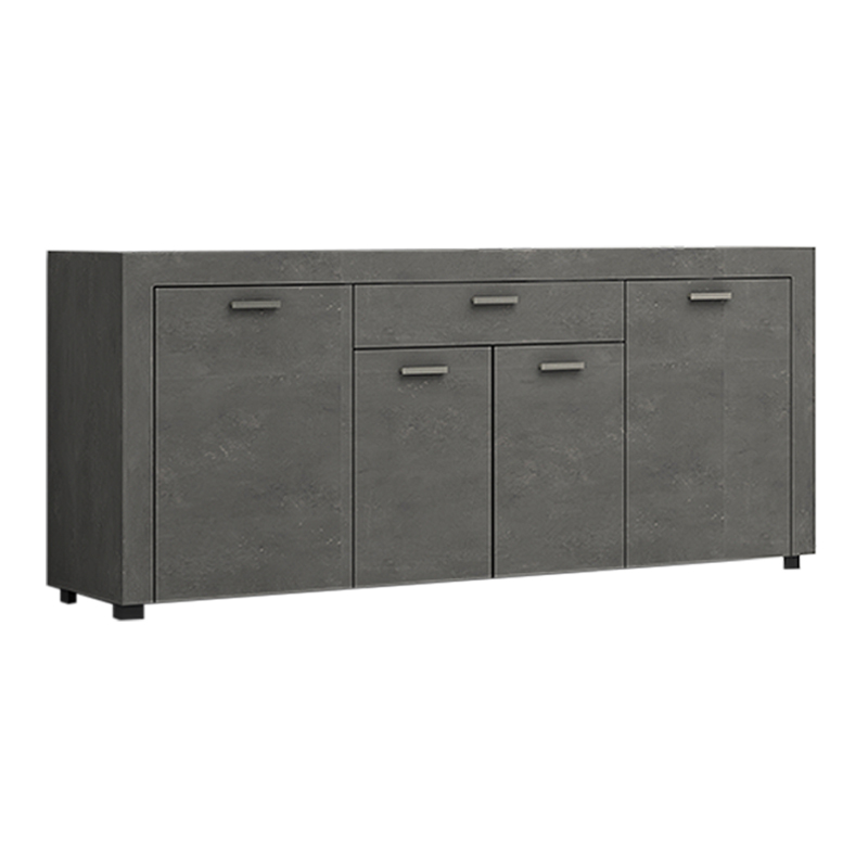 Joseph Megapap melamine buffet in anthracite color 177x40x76cm.