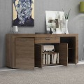 Joseph Megapap melamine buffet in walnut color 177x40x76cm.