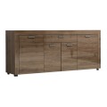 Joseph Megapap melamine buffet in walnut color 177x40x76cm.