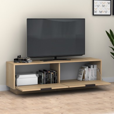 Lisa Megapap melamine TV furniture in oak color 140x35x43cm.