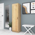 Petro Megapap melamine single-door wardrobe - shoe rack in oak color 45x38x180cm.