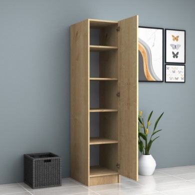 Ricardo Megapap melamine wardrobe in oak color 40x51,8x181cm.