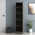 Ricardo Megapap melamine wardrobe in walnut color 40x51,8x181cm.