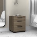 Roco Megapap melamine night stand in walnut color 40x39x57cm.