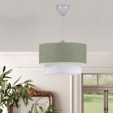 Whitehouse Megapap E27  fabric ceiling lamp in khaki color 30x20x55cm.