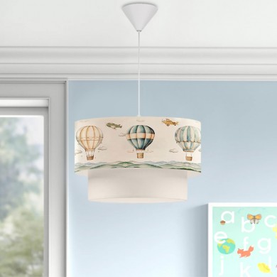 Goofy Megapap fabric ceiling lamp with cute balloons 30x20x70cm.
