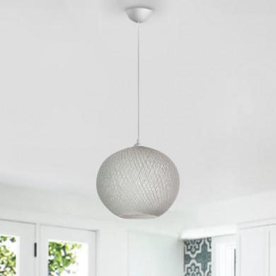 Gibson Megapap ceiling lamp in white color 30x23x70cm.