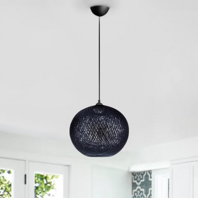 Gibson Megapap ceiling lamp in black color 30x23x70cm.