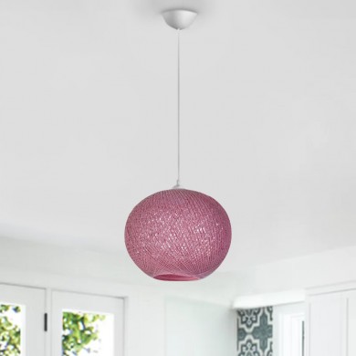 Gibson Megapap ceiling lamp in pink color 30x23x70cm.