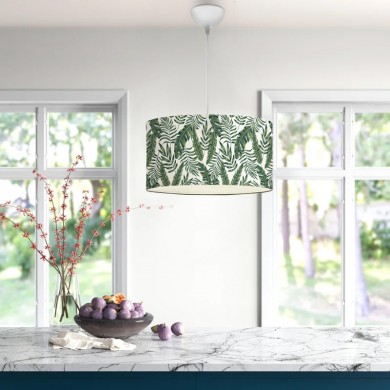 Alamea Megapap E27 fabric ceiling lamp multicolor Φ38x70cm.