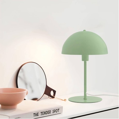 Favori Megapap E27 metal table lamp in green color Ø25x39cm.