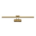 Strop Megapap LED bathroom mirror sconce, metallic in gold color 35cm.