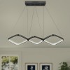 Φωτιστικό οροφής Led Eugene Megapap μεταλλικό χρώμα μαύρο 90x32x36εκ.