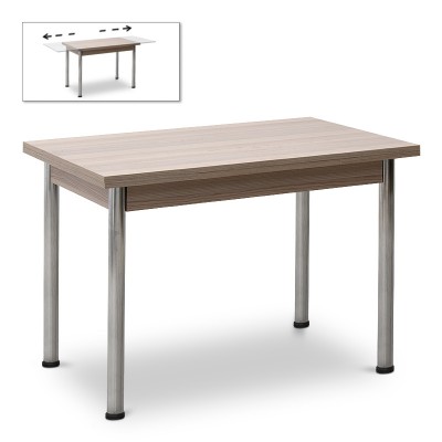 Τραπέζι Evans Megapap επεκτεινόμενο Mdf/μέταλλο χρώμα cordoba 109/168x69x76εκ.