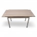 Τραπέζι Evans Megapap επεκτεινόμενο Mdf/μέταλλο χρώμα cordoba 109/168x69x76εκ.