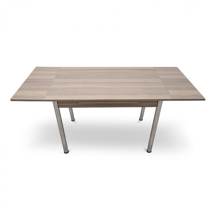Τραπέζι Evans Megapap επεκτεινόμενο Mdf/μέταλλο χρώμα cordoba 109/168x69x76εκ.