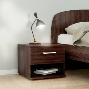 Κομοδίνο μελαμίνης Renato Megapap χρώμα wenge 44x35x43εκ.