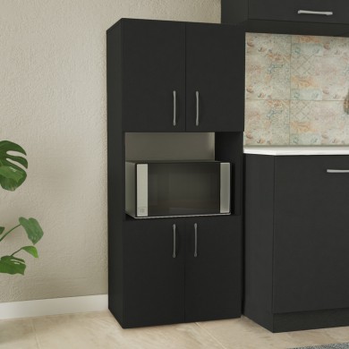 Armando Megapap meolamine kitchen cupboard in anthracite color 60x32x140cm.