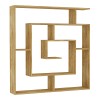 Βιβλιοθήκη Labirent Megapap χρώμα φυσικό οξιάς 125x22x129εκ.