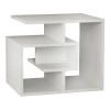 Βοηθητικό τραπεζάκι Labirent Megapap Megapap χρώμα λευκό 54x40x45εκ.