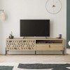 Έπιπλο τηλεόρασης Dionysos Megapap χρώμα φυσικό οξιάς 170x45x48,6εκ.