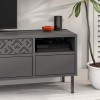 Έπιπλο τηλεόρασης Heaton Megapap χρώμα ανθρακί 144,6x35,6x48,4εκ.