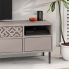 Έπιπλο τηλεόρασης Heaton Megapap χρώμα ανοιχτή μόκα 144,6x35,6x48,4εκ.