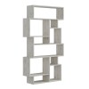 Βιβλιοθήκη Karmato Megapap χρώμα λευκό αντικέ 96x25,5x168,5εκ.
