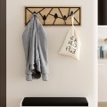 Trace Megapap wall hanger made of metal - melamine color sapphire oak 74,6x1.8x26,6cm.