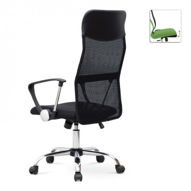 Marco Megapap office chair with Mesh fabric in black color 62x59x110/120cm.