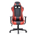 Alonso Megapap PU leather office gaming chair in red -black color 67x70x125/135cm.
