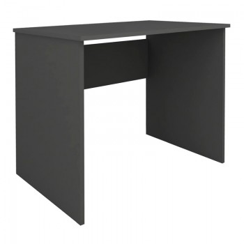 Γραφείο εργασίας Kalen Megapap χρώμα ανθρακί 90x60x74εκ.