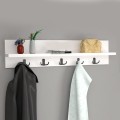 Kery Megapap melamine wall hanger in white color 80x11x18cm.