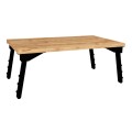 Sidon Megapap melamine laptop table in pine oak color 60x35,5x23,5cm.
