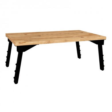 Sidon Megapap melamine laptop table in pine oak color 60x35,5x23,5cm.