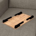 Sidon Megapap melamine laptop table in pine oak color 60x35,5x23,5cm.
