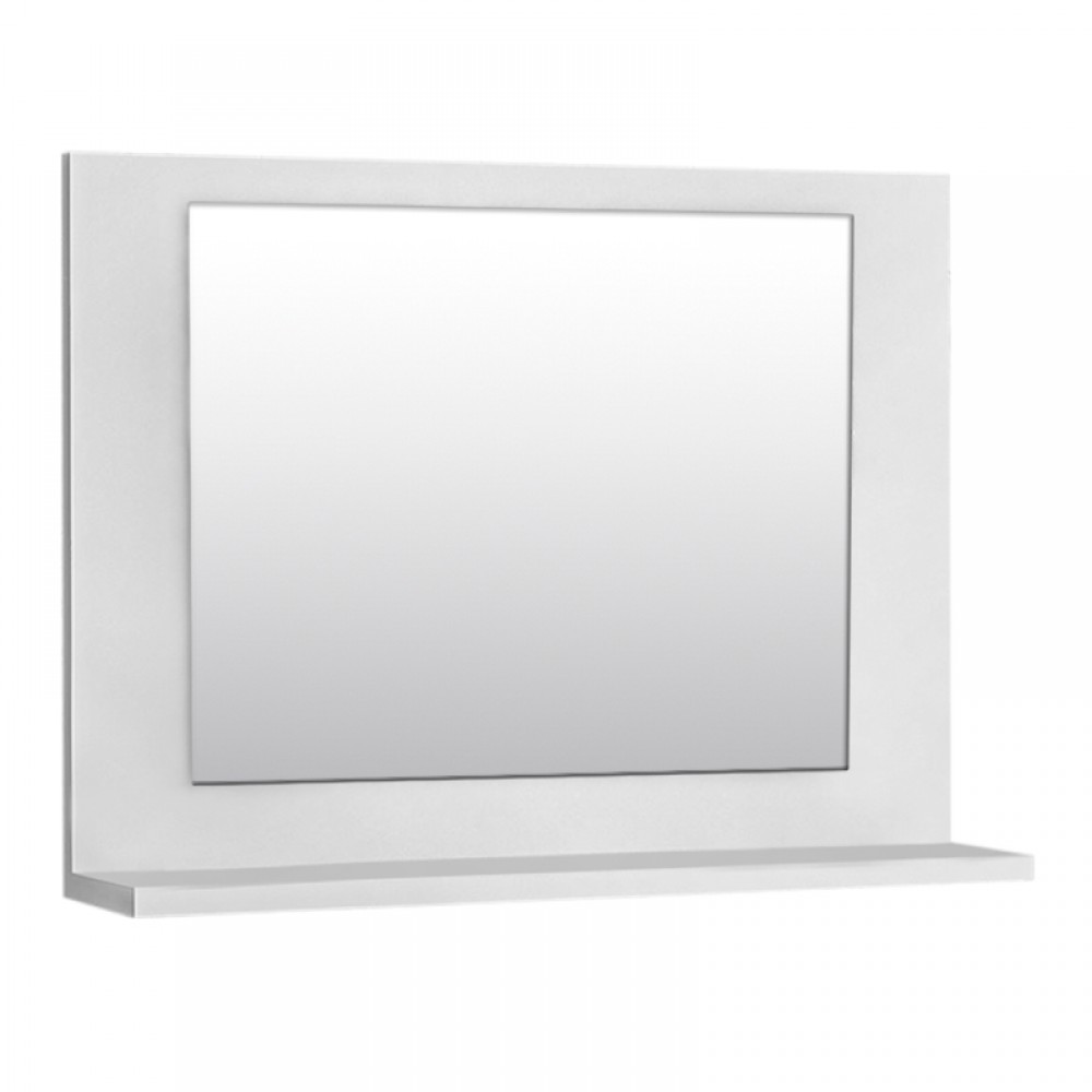 Καθρέφτης μπάνιου Devlin Megapap από μελαμίνη χρώμα λευκό 60x10x45εκ.