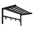 Ofred Megapap metallic wall hanger in black color 69x34x32,5cm.
