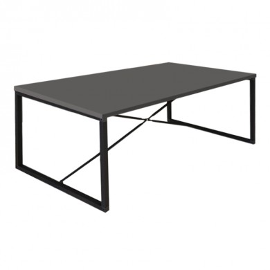 Harte Megapap metal - melamine coffe table in anthracite color 100x55x42cm.